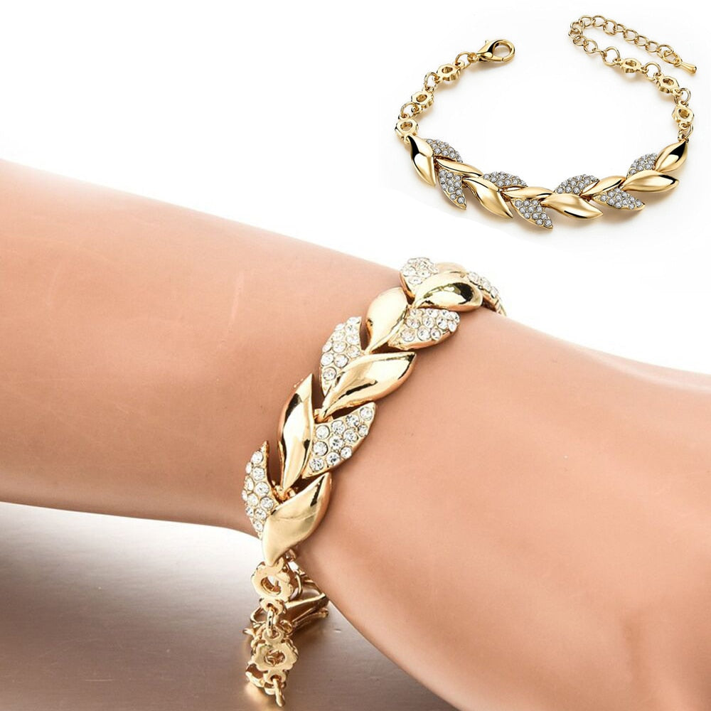 Chunky Link Chain Bracelets Gold Color Thick Bangles Women Fashion  Jewelries 1PC | eBay