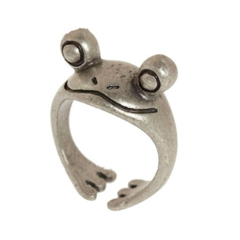 Bohemian Vintage Frog Resizable Ring