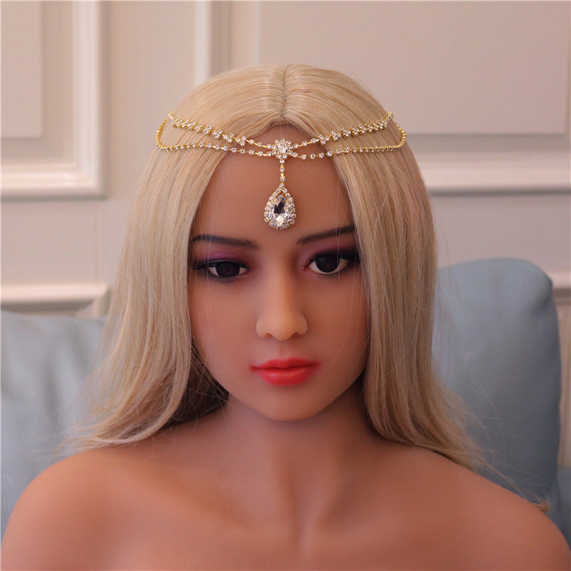 Bohemian Full Rhinestone Crystal Wedding Headband