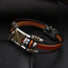 Free Handmade Braided Leather Butterfly Bracelet-Charm Bracelets-Kirijewels.com-vintage copper-Kirijewels.com