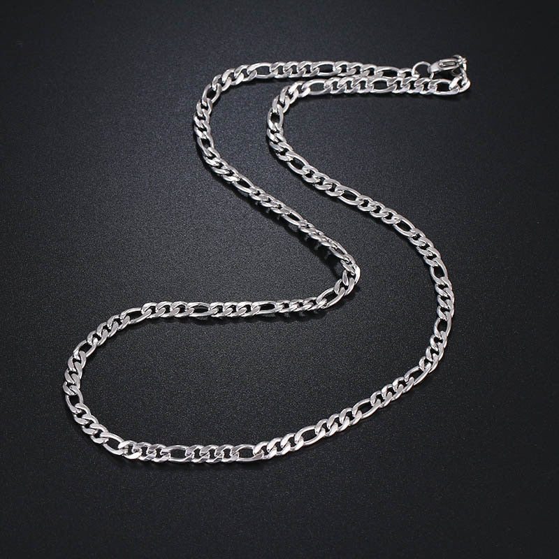 Sophia Stainless Steel Chain Necklace —