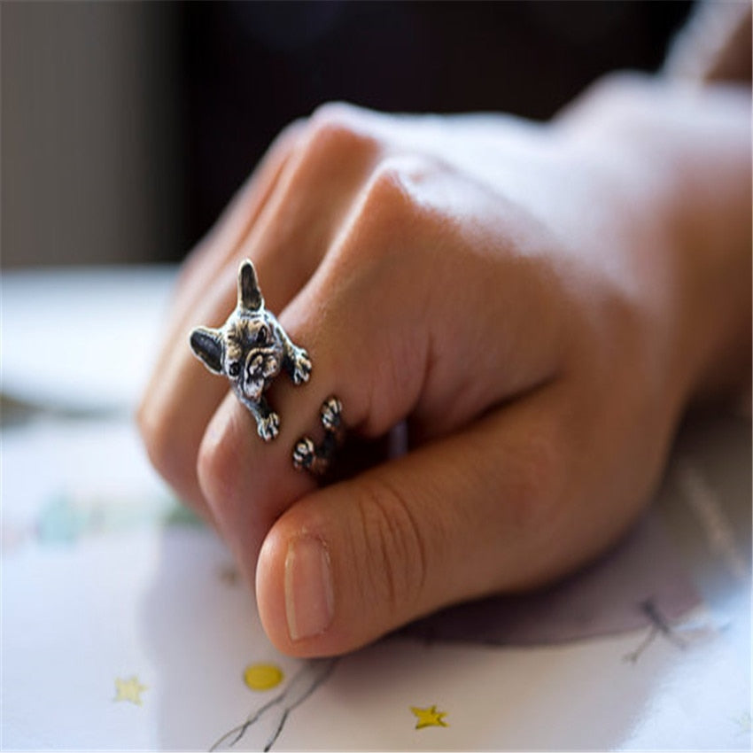 Knuckle Adjustable Mouse Wedding Ring