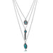 Gold Bead Necklace-Necklace-Kirijewels.com-SNE160117Silver-Kirijewels.com