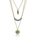 Gold Bead Necklace-Necklace-Kirijewels.com-SNE150881Gold-Kirijewels.com