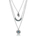 Gold Bead Necklace-Necklace-Kirijewels.com-SNE150881Silver-Kirijewels.com