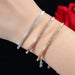 Cubic Zirconia Bar Slider Adjustable Bracelet - Kirijewels.com