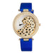 Crystal Diamond Tiger Watch-Women's Watches-Kirijewels.com-blue rose gold-Kirijewels.com