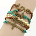 Believe Leather Charm Bracelet-Charm Bracelets-Kirijewels.com-Green-Kirijewels.com