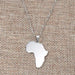 Classic Africa Map Necklace - Kirijewels.com