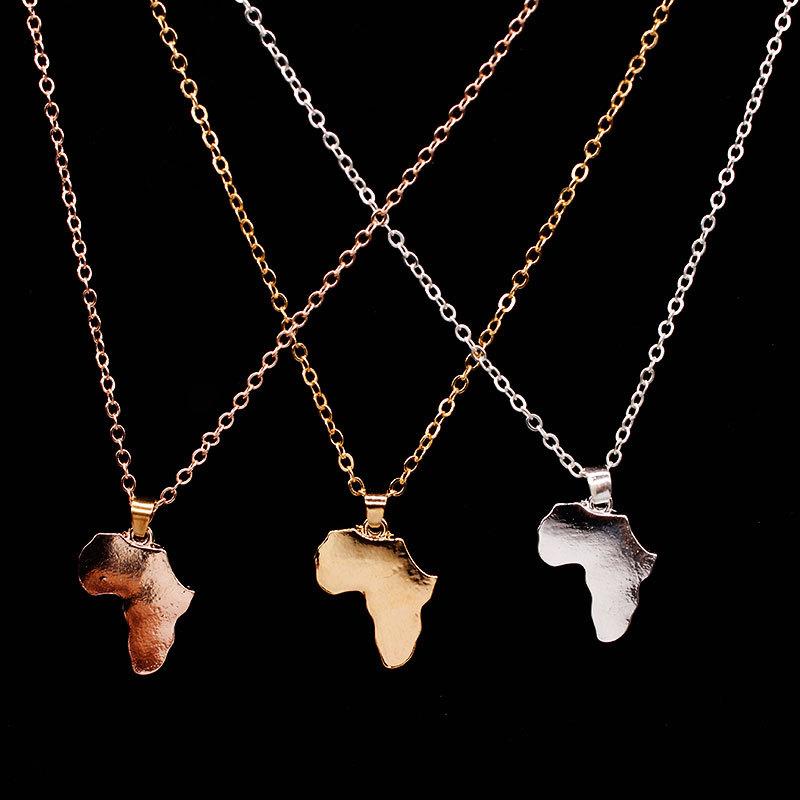 Classic Africa Map Necklace - Kirijewels.com