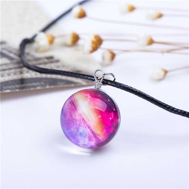 Free Planet Galaxy Necklace-Pendant Necklaces-Kirijewels.com-3-Kirijewels.com