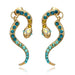 Amelia Twining Snake Hoop Earrings - Kirijewels.com