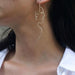 Charming Filled Face Dangle Earrings - Kirijewels.com