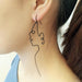 Charming Filled Face Dangle Earrings - Kirijewels.com