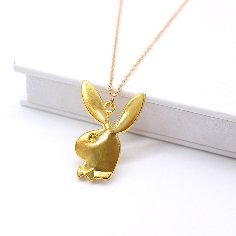 Alice In Wonderland Rabbit Charm Necklace