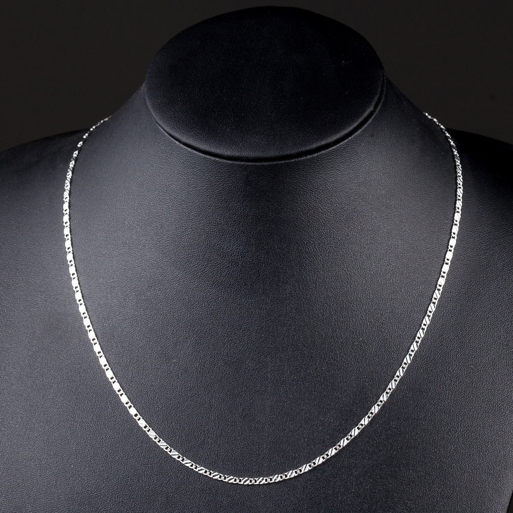 Daphne Charm Chain Wedding Necklace
