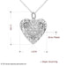 DOTEFFIL 925 Sterling Silver Photo Frame Necklace - Kirijewels.com