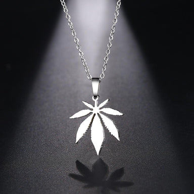 DOTIFI Stainless Steel Maple Leaf Choker Necklace - Kirijewels.com
