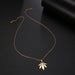 DOTIFI Stainless Steel Maple Leaf Choker Necklace - Kirijewels.com