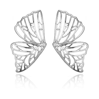 Dona Hollow Butterfly Earrings - Kirijewels.com