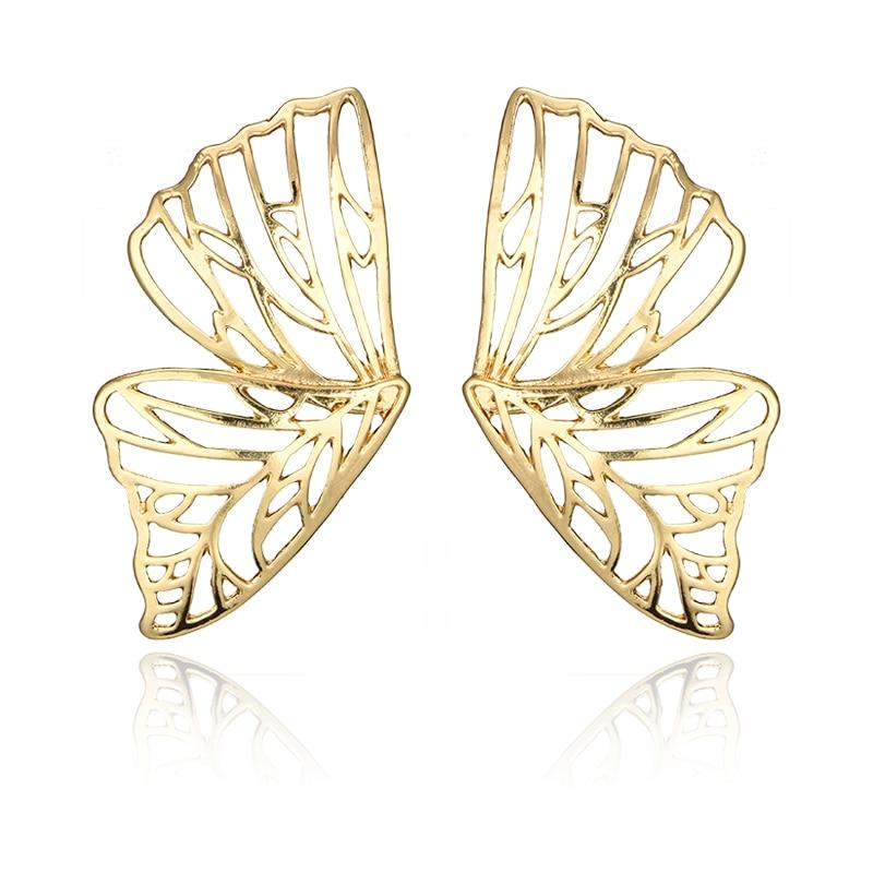 Dona Hollow Butterfly Earrings - Kirijewels.com