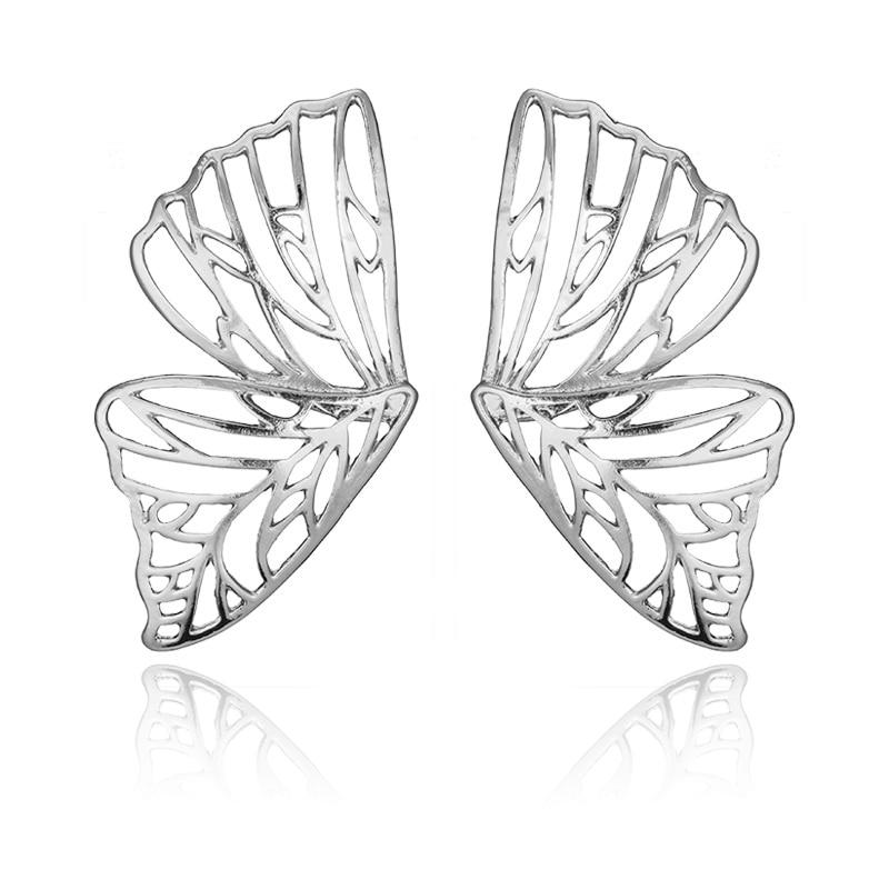 Dona Hollow Butterfly Earrings - Kirijewels.com