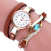 Ladies' Eye Gemstone Luxury Watch-Women's Watches-Kirijewels.com-Brown Watch-Kirijewels.com