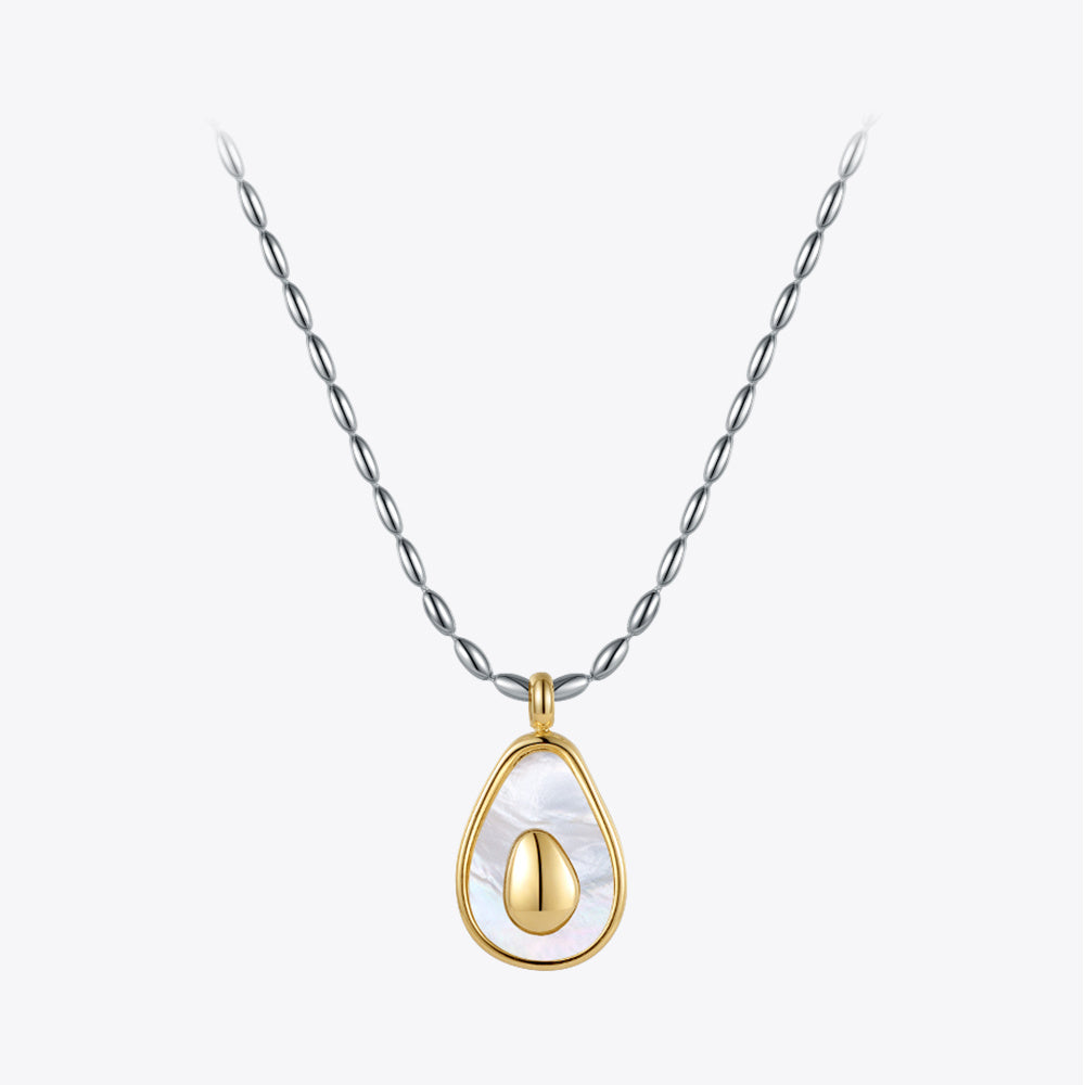 Collier Stainless Steel Avocado Chain Necklace