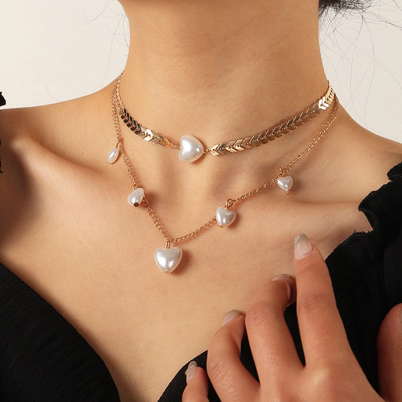 Alice Imitation Pearl Wedding Necklace