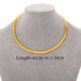 Free New Elegant Stainless Steel Choker Necklace-Choker Necklaces-Kirijewels.com-SSNEG7314 Gold 50CM-Kirijewels.com