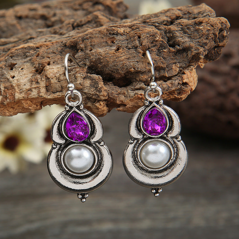 Exquisite Water Drop Imitation Pearls Earrings