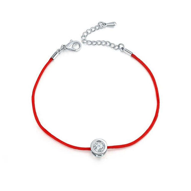 Free Lobster Clasp Red Thread Bracelet-Charm Bracelets-Kirijewels.com-4-Kirijewels.com