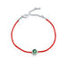 Lobster Clasp Red Thread Bracelet-Charm Bracelets-Kirijewels.com-Green-Kirijewels.com