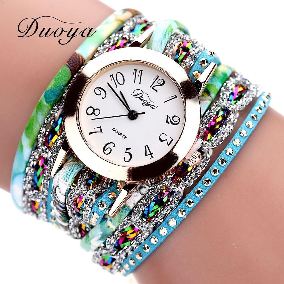 Luxury Gemstone Flower Wrist Watch - Kirijewels.com
