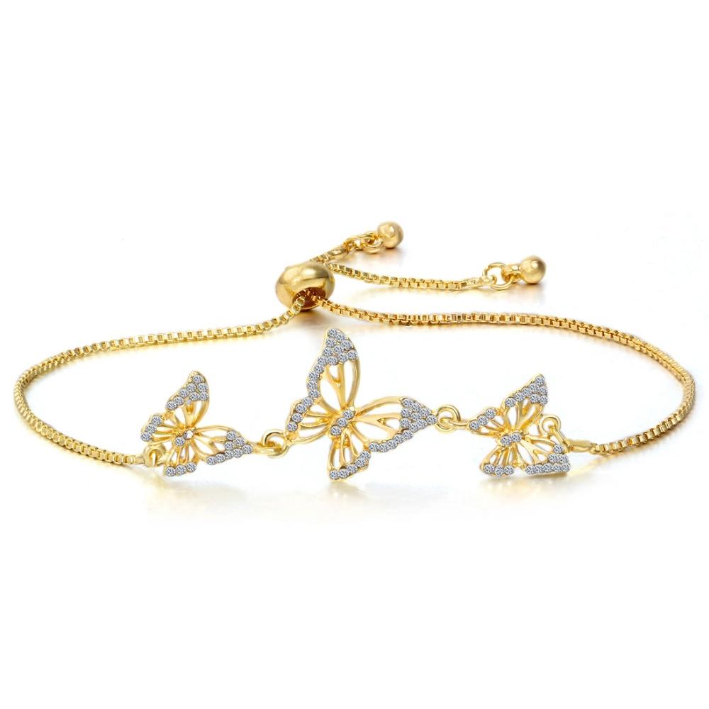 Pulsera Adjustable Butterfly Bracelet - Kirijewels.com