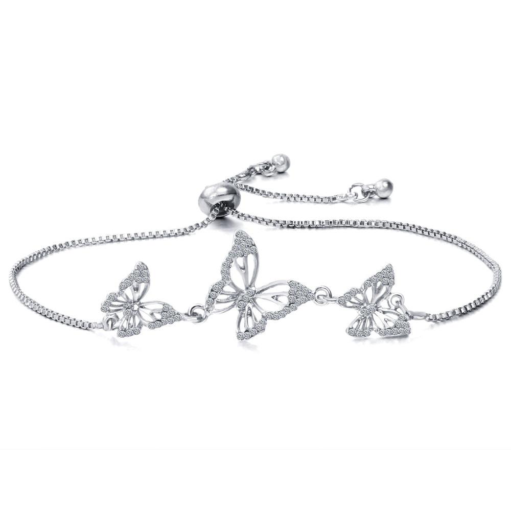 Pulsera Adjustable Butterfly Bracelet - Kirijewels.com