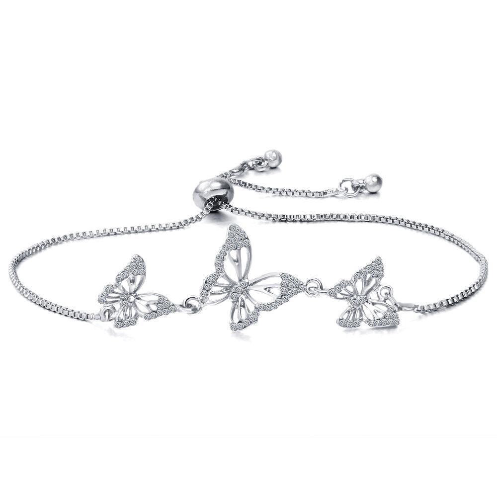 Pulsera Adjustable Butterfly Bracelet - Kirijewels.com