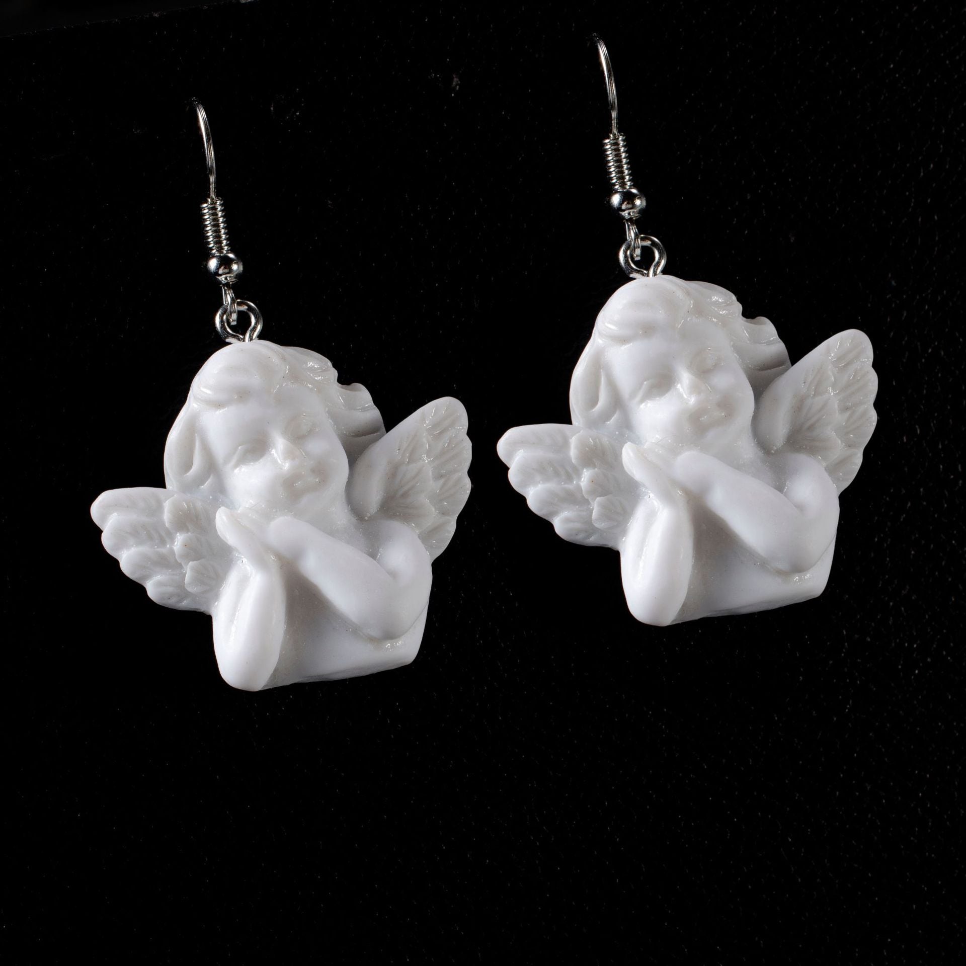 Cupid Angel Drop Earrings