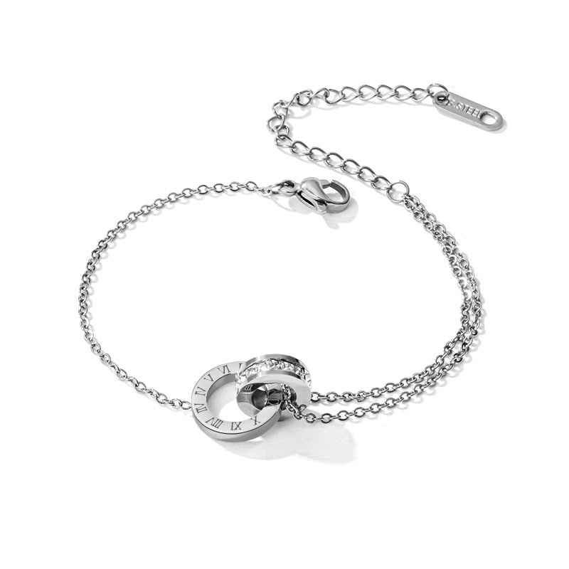 Vintage Stainless Steel Thick Chain Bracelet