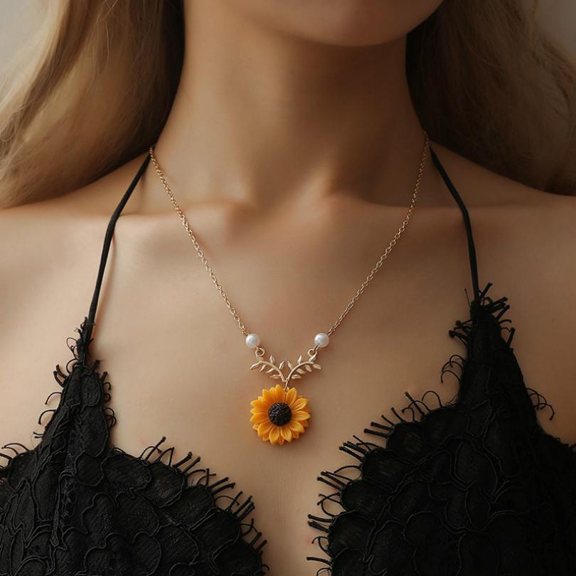 SunFlower Necklace - Kirijewels.com