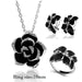 Flower Enamel Bridal Jewelry Set - Kirijewels.com