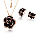 Flower Enamel Bridal Jewelry Set - Kirijewels.com