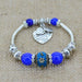 Love Heart Charm Bracelet-Bracelet-Kirijewels.com-Dark Blue-Kirijewels.com