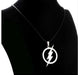 Stainless Steel Leather Chain Pendant Necklace-Pendant Necklaces-Kirijewels.com-Flash rope chain-Kirijewels.com