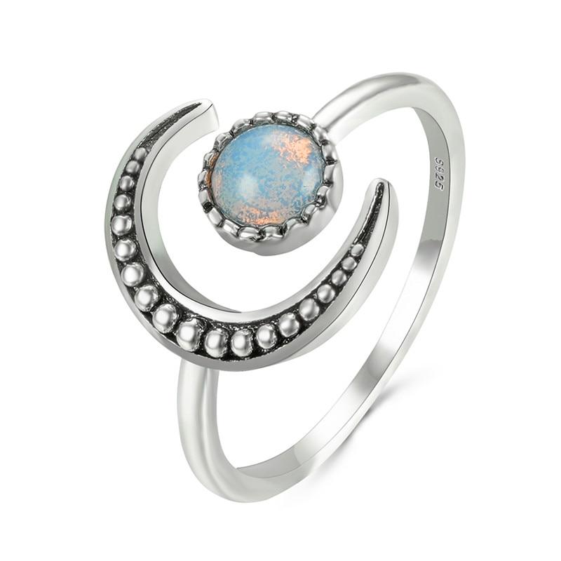 Moonstone Adjustable Open Ring - Kirijewels.com