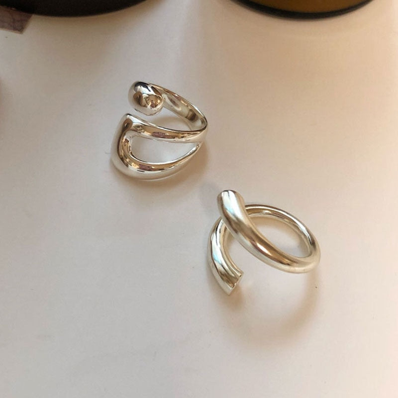 Emma Minimalist 925 Sterling Silver Ring