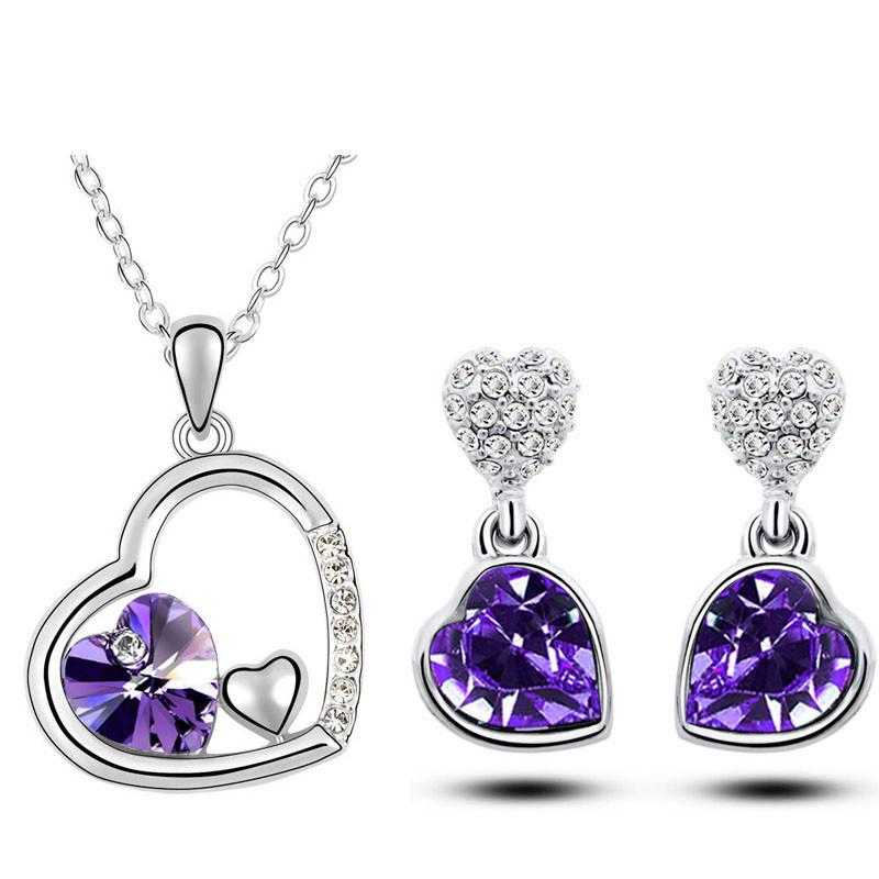 Free Romance Necklace-Necklace-Kirijewels.com-purple-Kirijewels.com