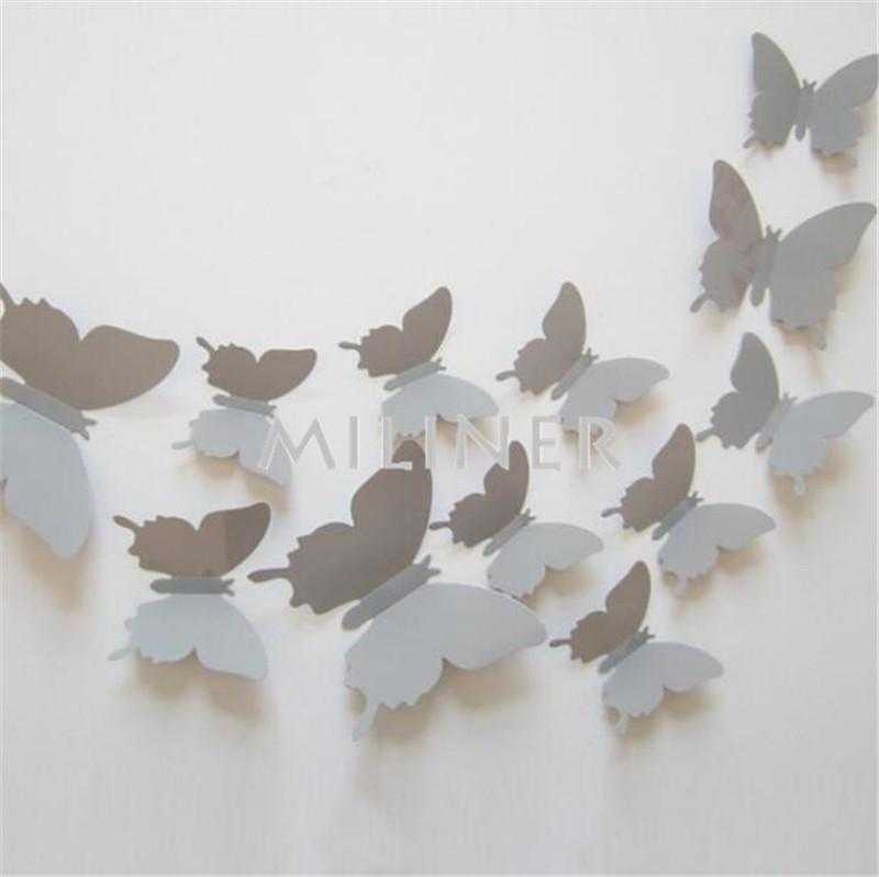 Butterfly Wall Decor Stickers-Wall Stickers-Kirijewels.com-light white-Kirijewels.com