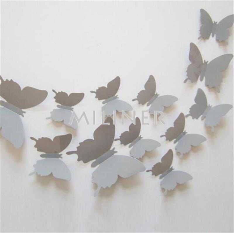 Free Butterfly Wall Decor Stickers-Wall Stickers-Kirijewels.com-light pink-Kirijewels.com