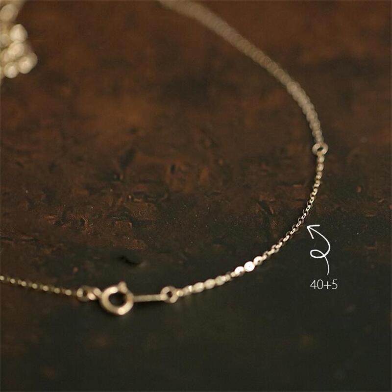 Grace Genuine 14k Solid Gold Snake Chain Necklace